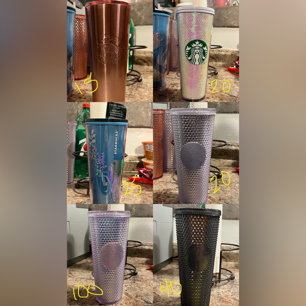 Starbucks studded cup